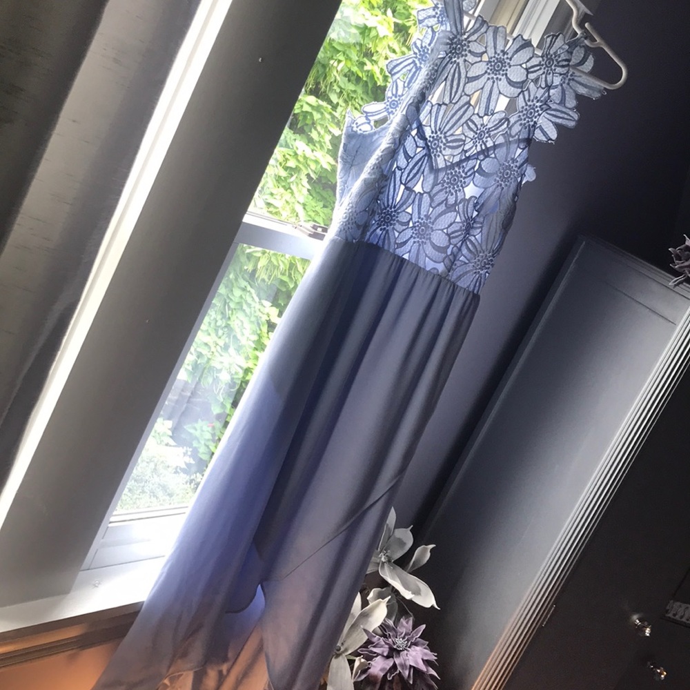 🦄Free People Purple Lace Dress